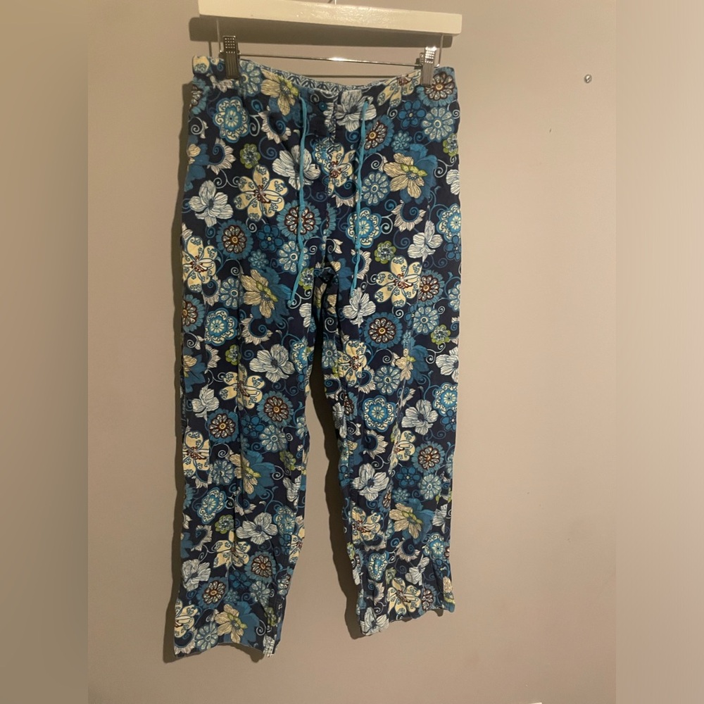 Vera Bradley PJ/lounge pants corduroy floral,‎ Boho small